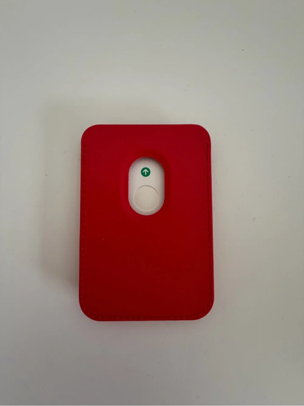 Apple Red MagSafe Leather Card Wallet